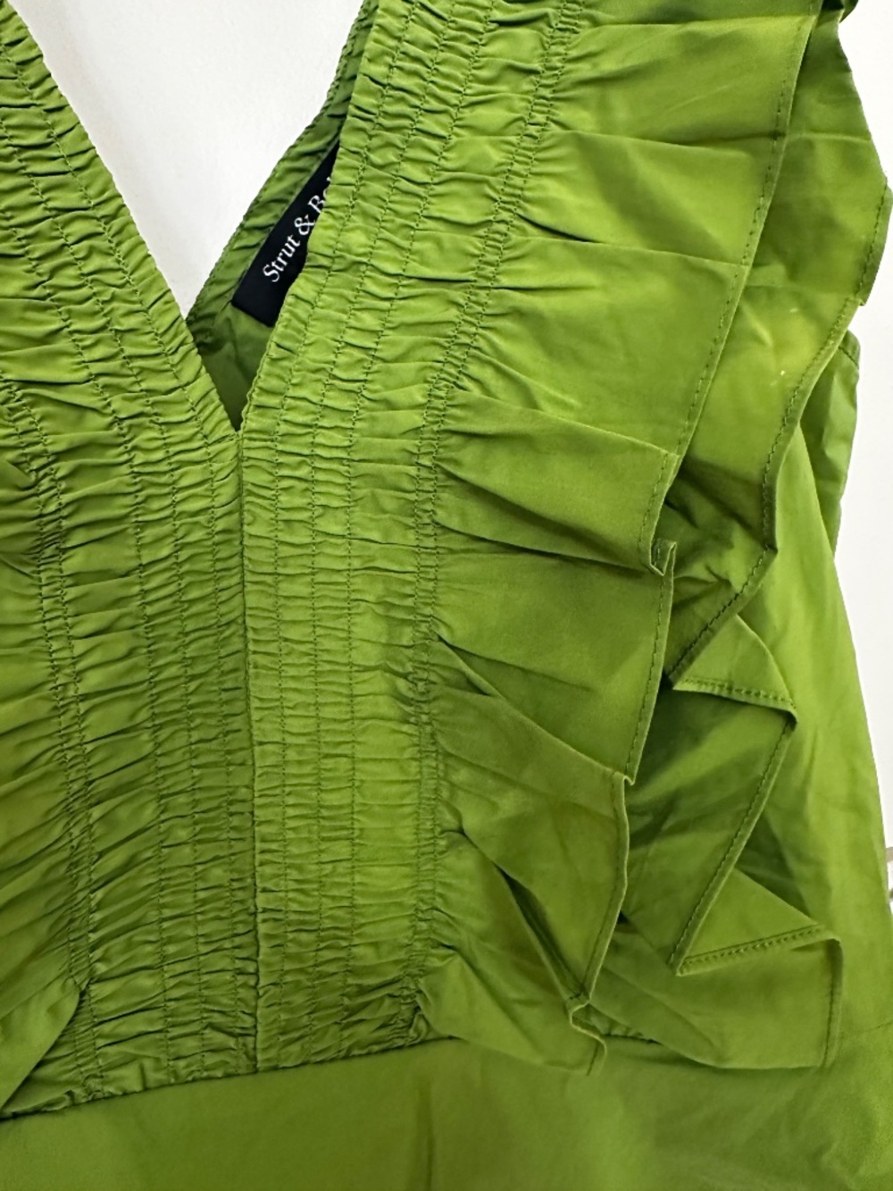 Strut & Bolt Ruffled V Neck Top - Picture 6 of 10